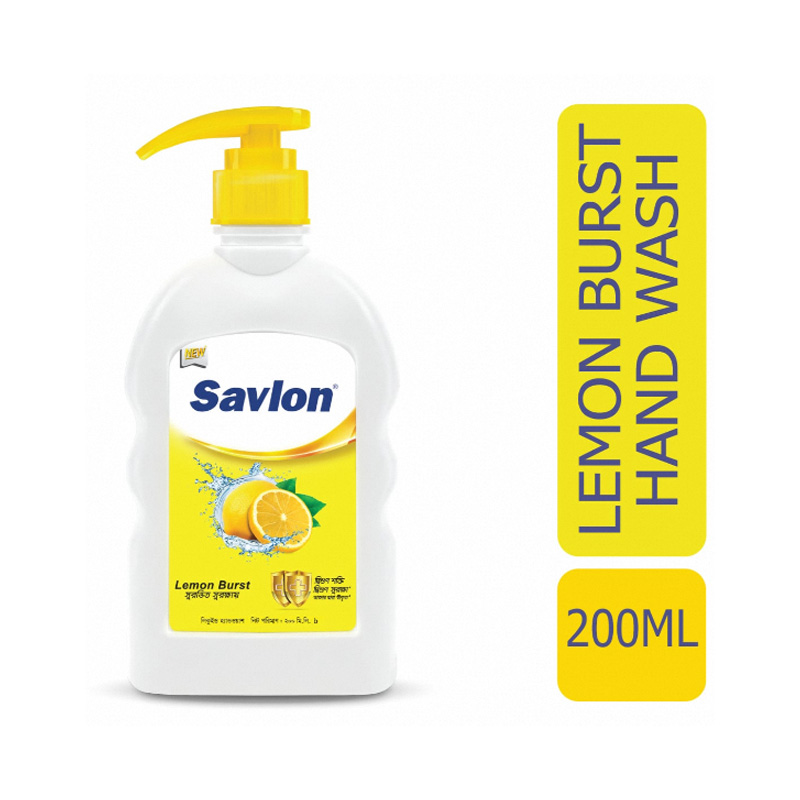 Picture of Savlon Handwash Lemon Burst  200ml Pump