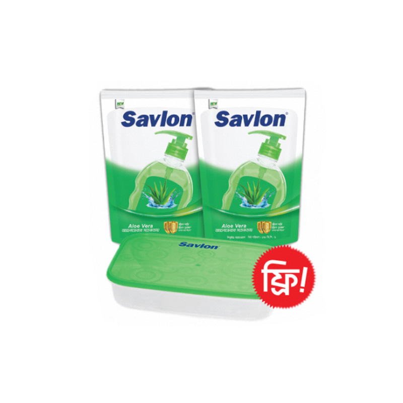 Picture of Savlon Hand Wash Aloe Vera 170ml (Buy 2 Pcs Hand Wash, GET 1 Tiffin Box FREE)