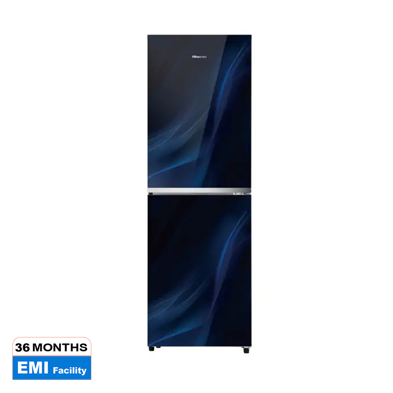 Picture of Hisense 277 Liter Top Mount Glass Door Refrigerator Fusion Blue | RTDG276NAFB/BD3