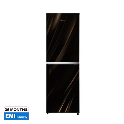 Picture of Hisense 277 Liter Top Mount Glass Door Refrigerator Rose Gold | RTDG276NARG/BD3