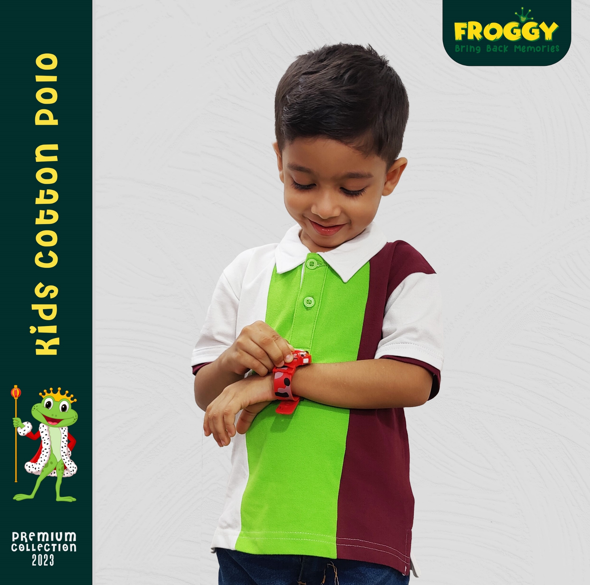 Picture of Polo T-Shirt New Attractive Design FR0GGY BRAND FOR KIDS