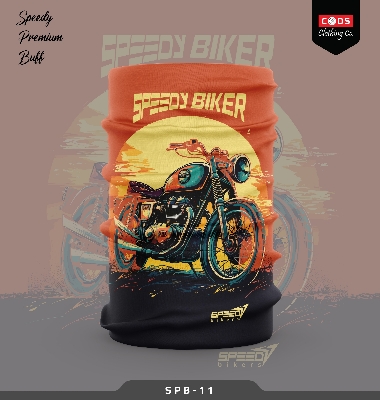 Picture of Stylish Multicolor Face Bandana Speedy brand For All biker .Buff