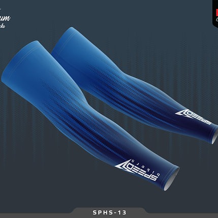 Picture of Speedy Branded Sunscreen Sleeves Summer Thin Anti-UV Cuff Arm Sleeves Men's Sun Protection Sleeves Outdoor Sports Driving Riding Arm Cover