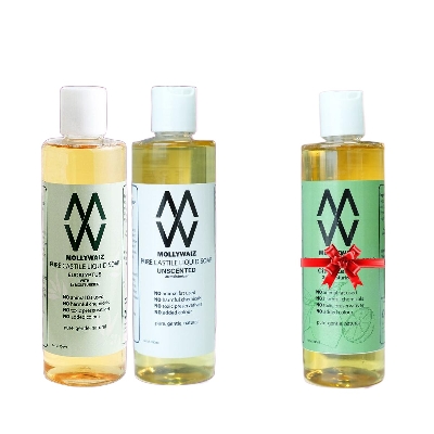 Picture of Mollywaiz Pure Castile Liquid Soap Buy 2 Get 1 Body Wash and Face Wash