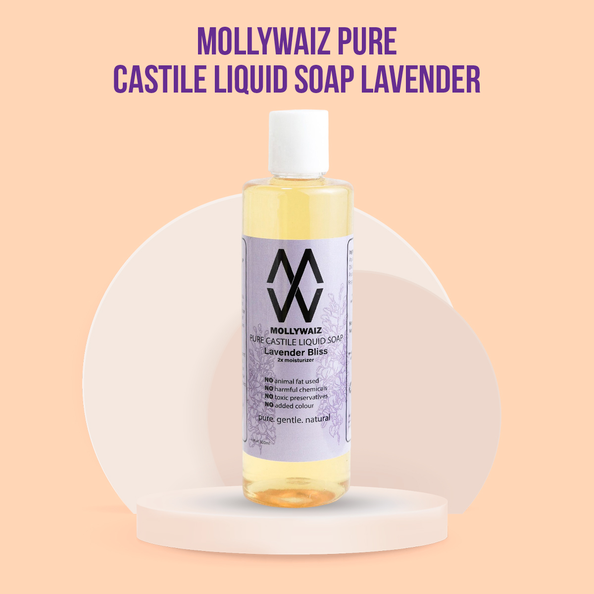 Picture of Mollywaiz Pure Castile Liquid Soap Buy 2 Get 1 FREE Body Wash & Face Wash