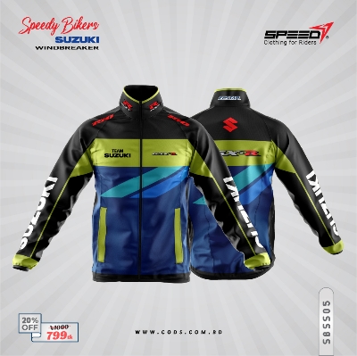 Picture of Windbreaker Premium Windproof, Dustproof& Dust Coat For SUZUKI LOVERS AND SUZUKI Bike Riders.Dust Coat,Windbreaker