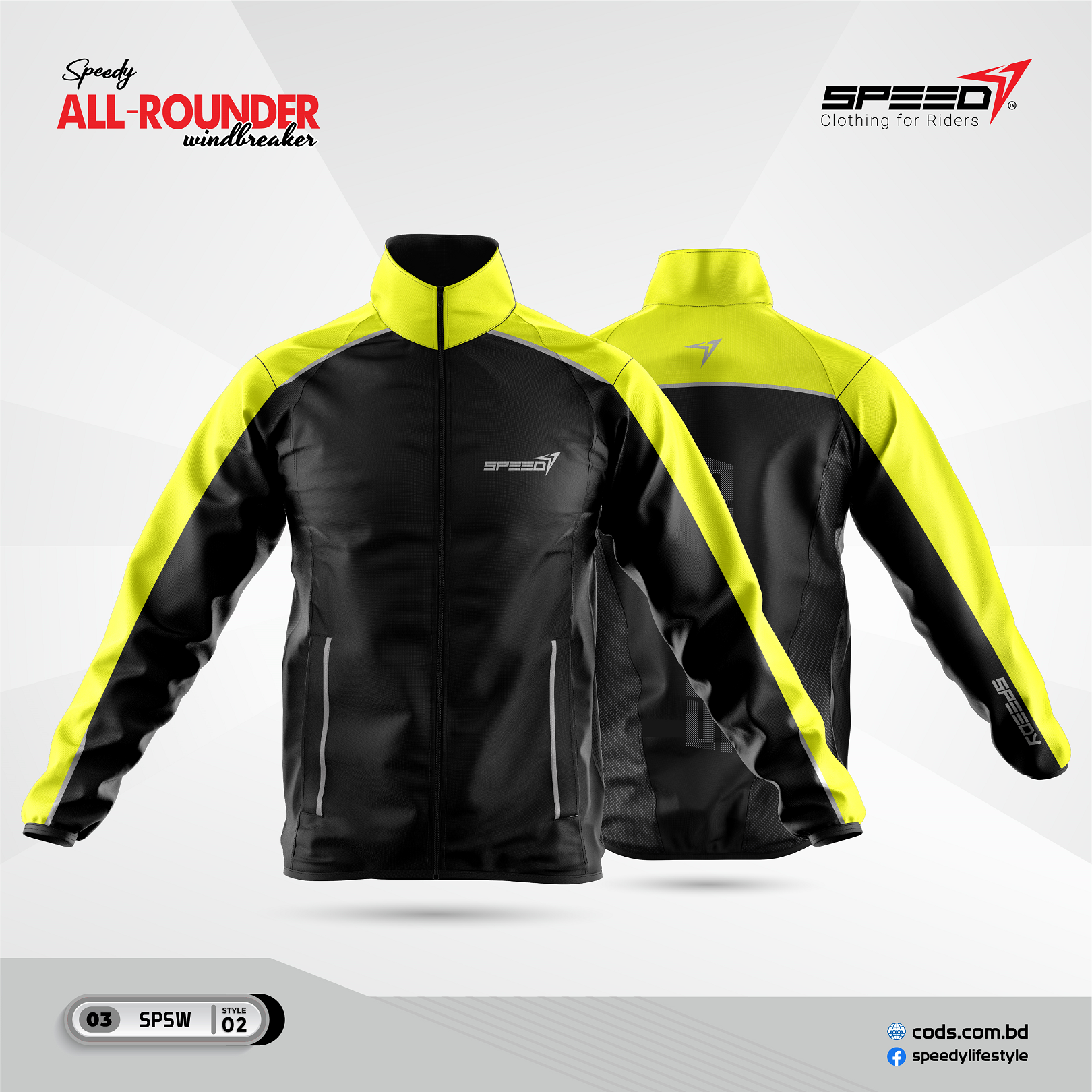 Picture of Speedy Premium All-Rounder Windbreaker Dustproof & Windproof for Bike Rider.Dust coad