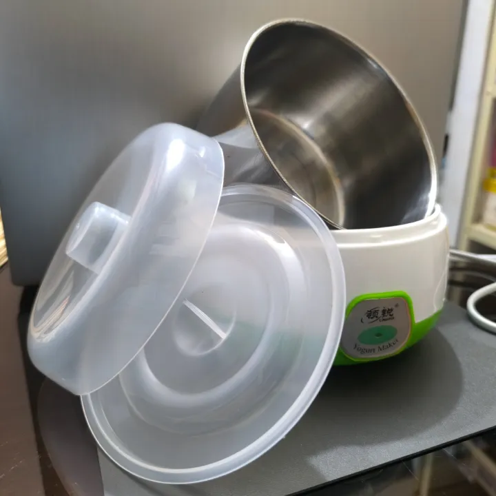 Picture of (Doi) Yogurt Maker-Automatic Stainless Steel - ABS + PP - 220-240V - 15W - 1L Capacity - On/Off Switch - Light Indicator - 7-9 Hours Preparation Time