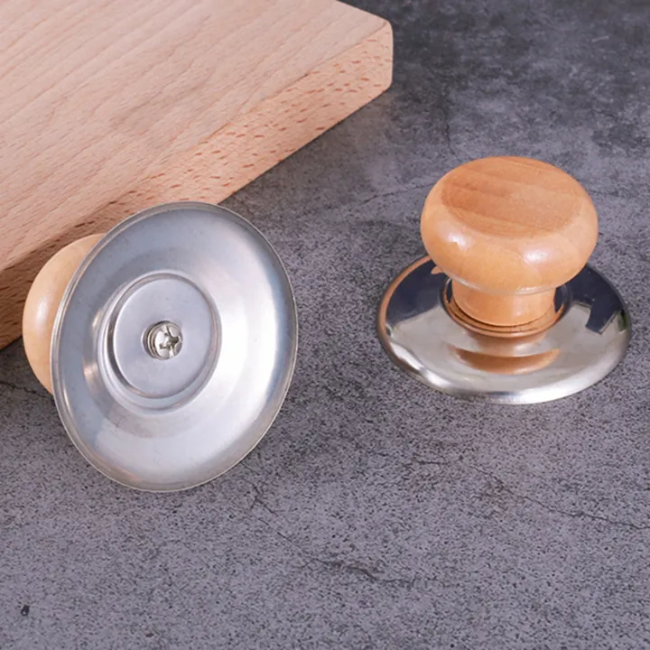 Picture of 1 Piece Lid Handle Reusable Wear-resistant Pot Cover Handle with Screws (Gold)