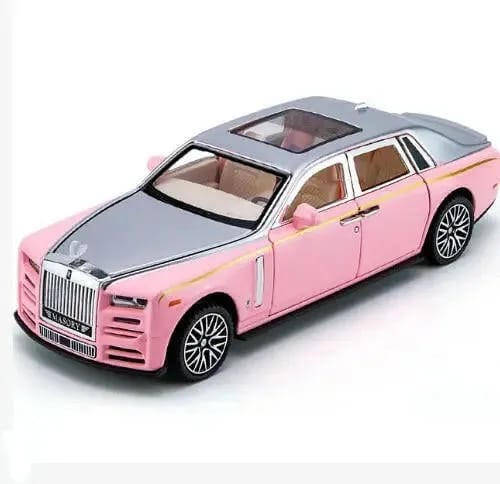 Picture of 1:24 Rolls Royce Phantom Diecast Alloy Car – 6-Door Open Luxury Model with Sound & Light – Metal Simulation Toy Vehicle for Gift