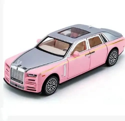 Picture of 1:24 Rolls Royce Phantom Diecast Alloy Car – 6-Door Open Luxury Model with Sound & Light – Metal Simulation Toy Vehicle for Gift