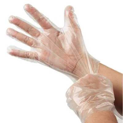 Picture of 100 পিস এমবসড পলিথিন গ্লাভস - hand gloves