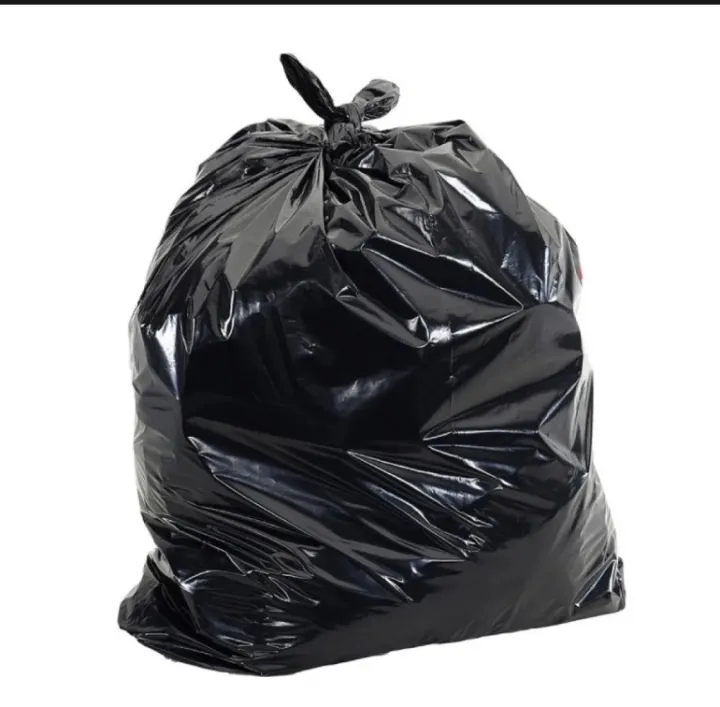 Picture of 100% Best quality 1 KG Black (30" X20") Trash Bag / Poly Bag / Garbage Bag / Moyla Felar Bag / Polibag (Black)