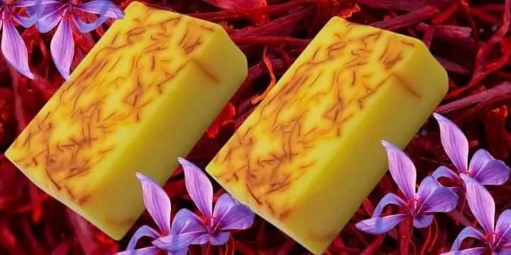 Picture of 100%Saffron Goat Milk soap Handmade