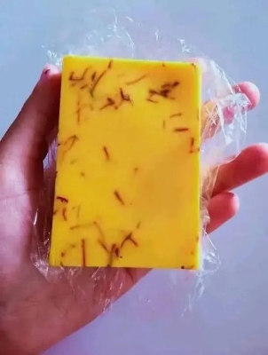 Picture of 100%Saffron Goat Milk soap Handmade
