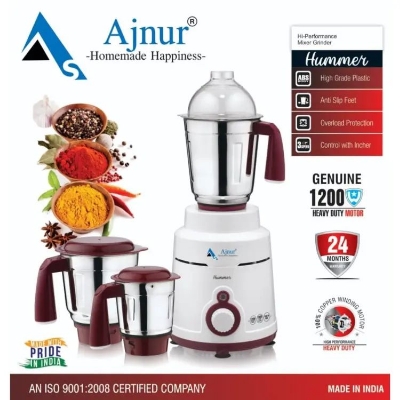 Picture of 1000 Watts Ajnur Platinum Blender Plus Mixer Grinder