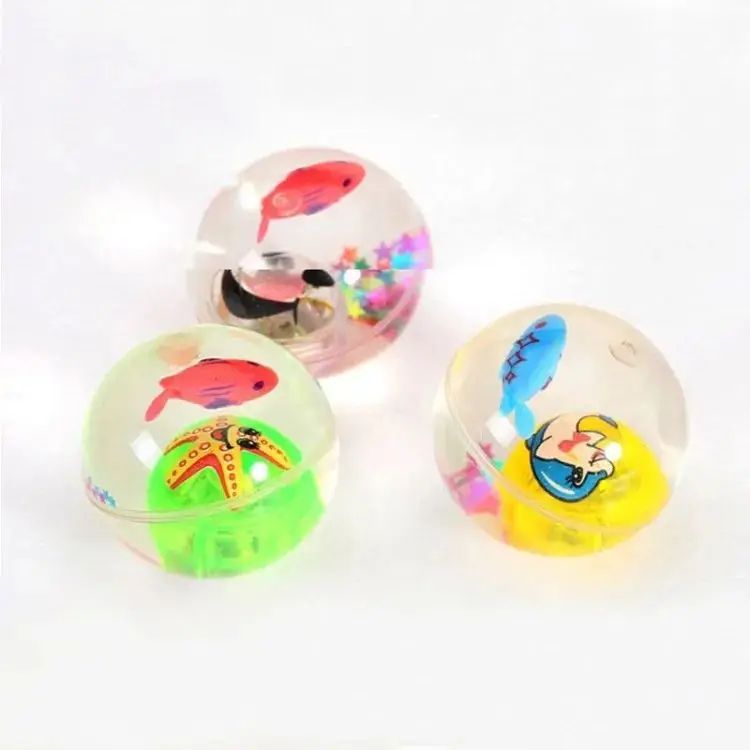 Picture of 2 pcs LED Flashing Luminous Rubber Bouncing Ball