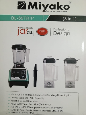 Picture of 2200 WATT Miyako commercial blender BL-069TRIP