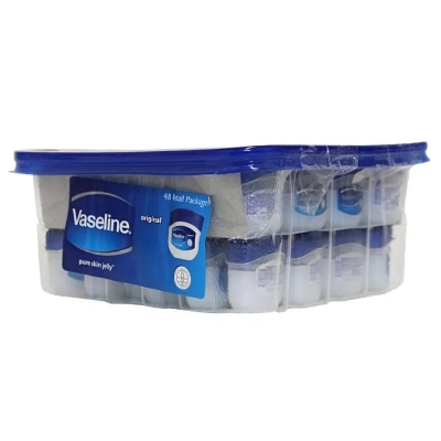Picture of 24 Pcs 9ml Mini Vaseline Case. Travel Size Jars, Pure White Petroleum Jelly