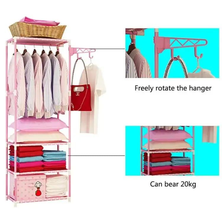 Picture of 3 Layer Cloth Organizer Rack Wardrobe