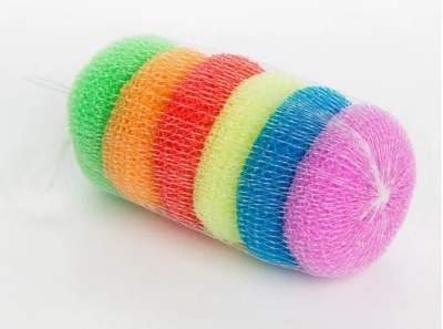 Picture of 6 Pieces Dish Wash Scrubber - Multi Color