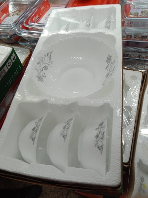 Picture of 7-Piece Ceramics Soup Set - Firni Set- Enjoy Your Soups And Desserts In Style With This Elegant Ceramics Set