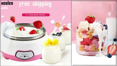 Picture of Automatic Electric Doi Maker (Yogurt) - 1Litre - (1Pcs)Pink, Green