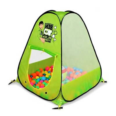Picture of Ben 10 Tent House With 50 Ball - Green (Green)
