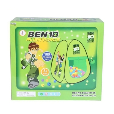 Picture of Ben 10 Tent House With 50 Ball - Green (Green)