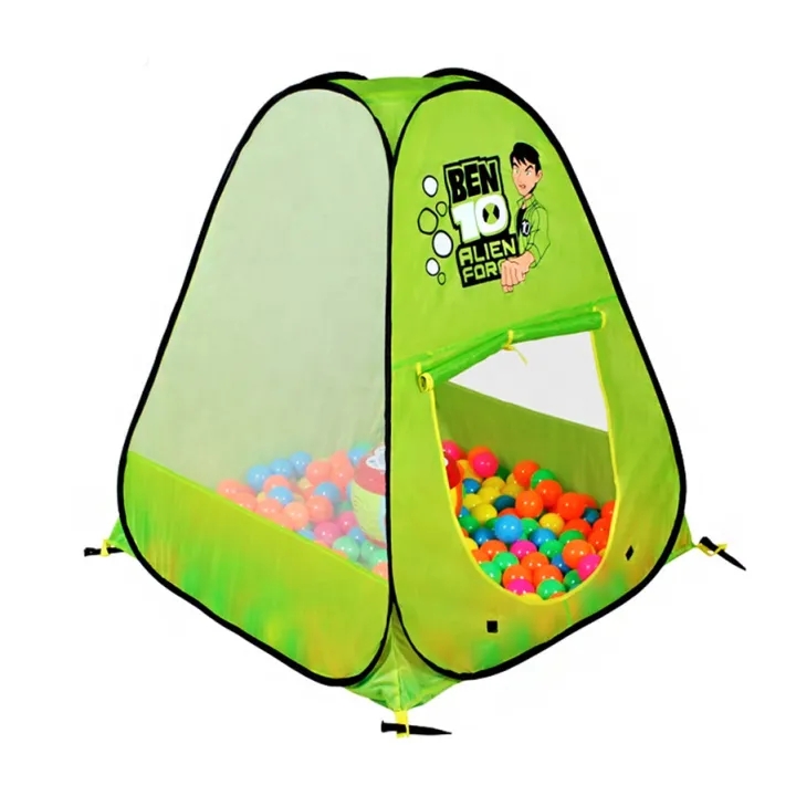 Picture of Ben 10 Tent House With 50 Ball - Green (Green)