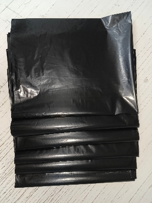 Picture of BLACK (24" X18") 100PCS Trash Bag / Poly Bag / Garbage Bag / Moyla Felar Bag / Polibag