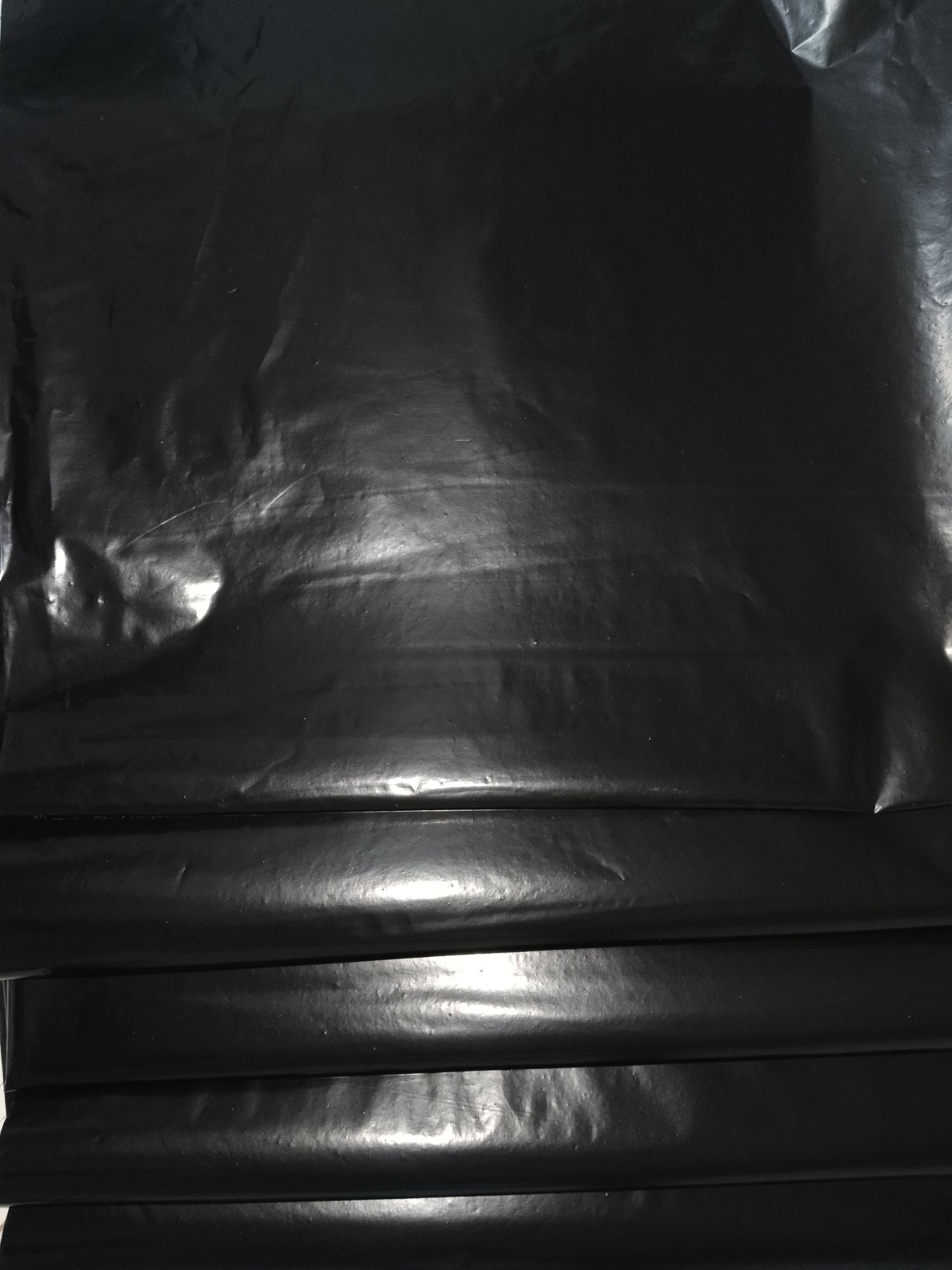 Picture of BLACK (24" X18") 100PCS Trash Bag / Poly Bag / Garbage Bag / Moyla Felar Bag / Polibag
