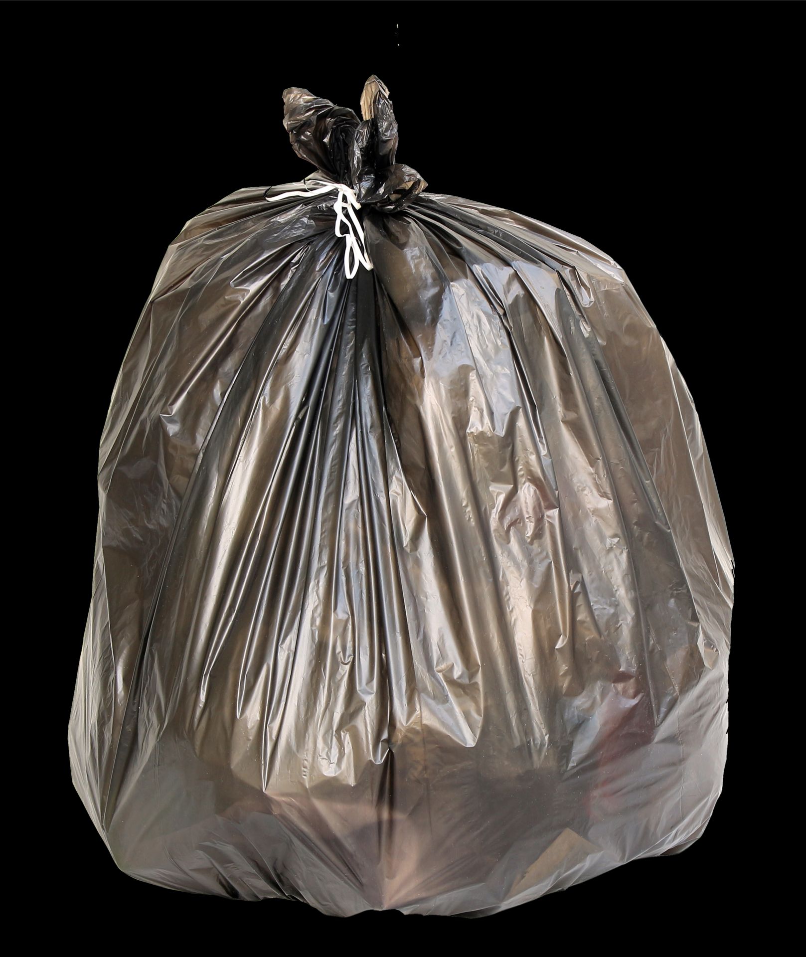 Picture of BLACK (24" X18") 10PCS Trash Bag / Poly Bag / Garbage Bag / Moyla Felar Bag / Polibag