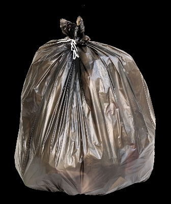 Picture of BLACK (24" X18") 10PCS Trash Bag / Poly Bag / Garbage Bag / Moyla Felar Bag / Polibag