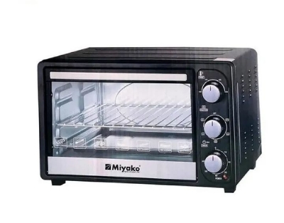 Picture of Brand: Miyako MT-22 RC 4 Stages Heating Element Temperature Selector 100c-250c 60 Mins Timer With Bell Ring Aluminium Chrome Chamber Enamel Bake Tray Wire Rack/Tong 1500W 220-240V/50~60Hz