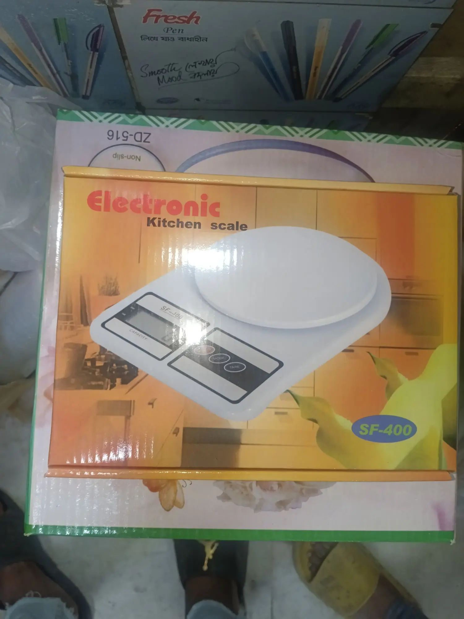 Picture of Digital Kitchen Scale - Precise 10 Kg Electronic Scale For Food Measuring In The Kitchen (White)