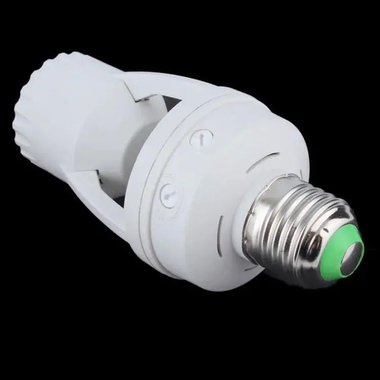 Picture of E27 Led Infrared Motion Detection Light Sensor Light Bulb Switch Home White (White)