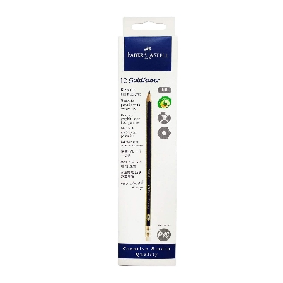 Picture of Faber-Castell Gold Faber HB Pencils- 12 Pcs (Blue)