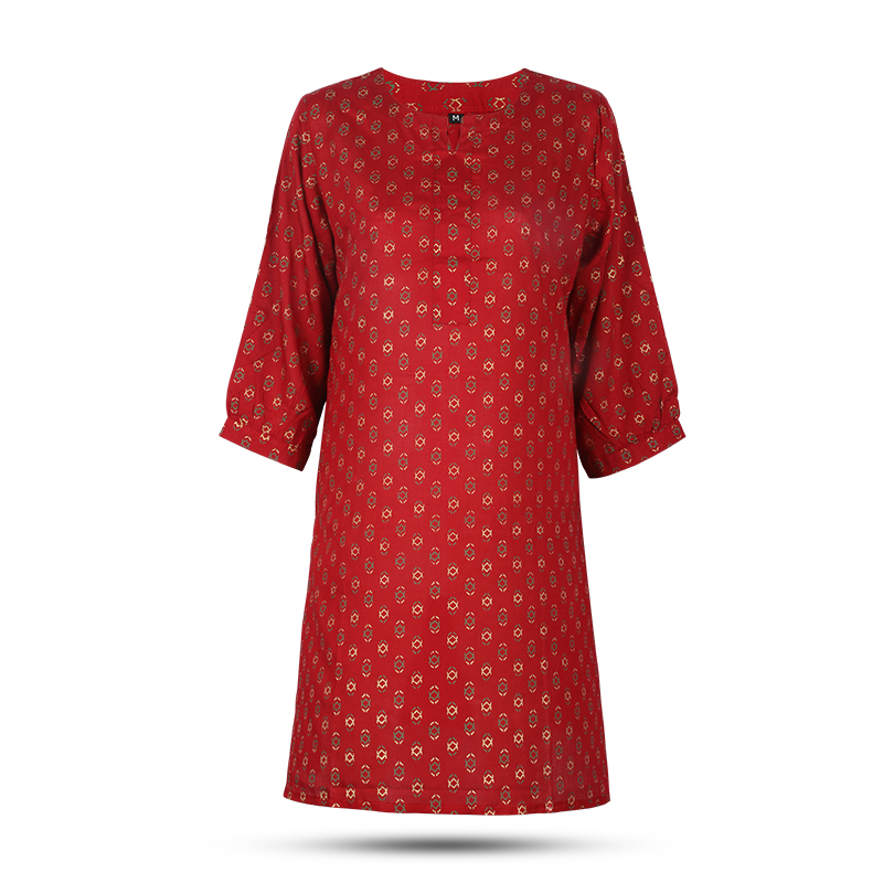 Picture of Red Linen Kurti