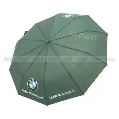 Picture of Green Bmw Umbrella (Auto Lock) 10 Ribs - Umbrella - Umbrella (Multicolor,Full Look: 34)