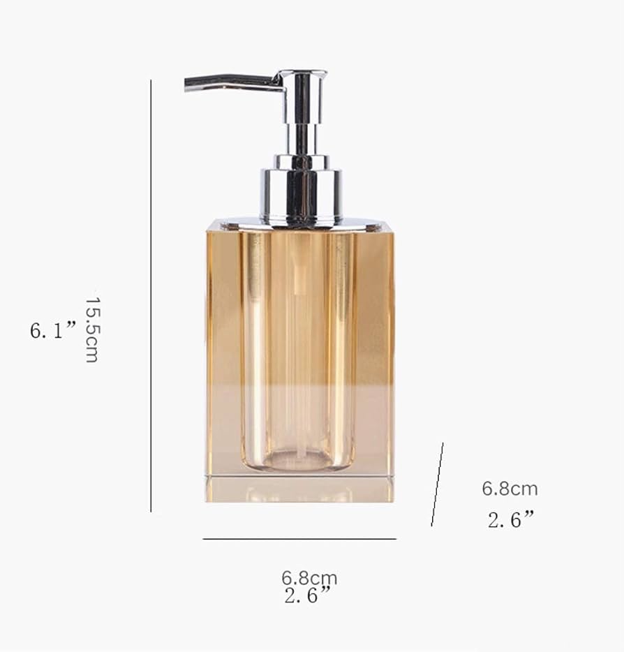 Picture of Hand Soap Dispenser Bathroom Shower Dispensers Pump Bottle Dispenser for Home Kitchen Lotion, Rose Aureate