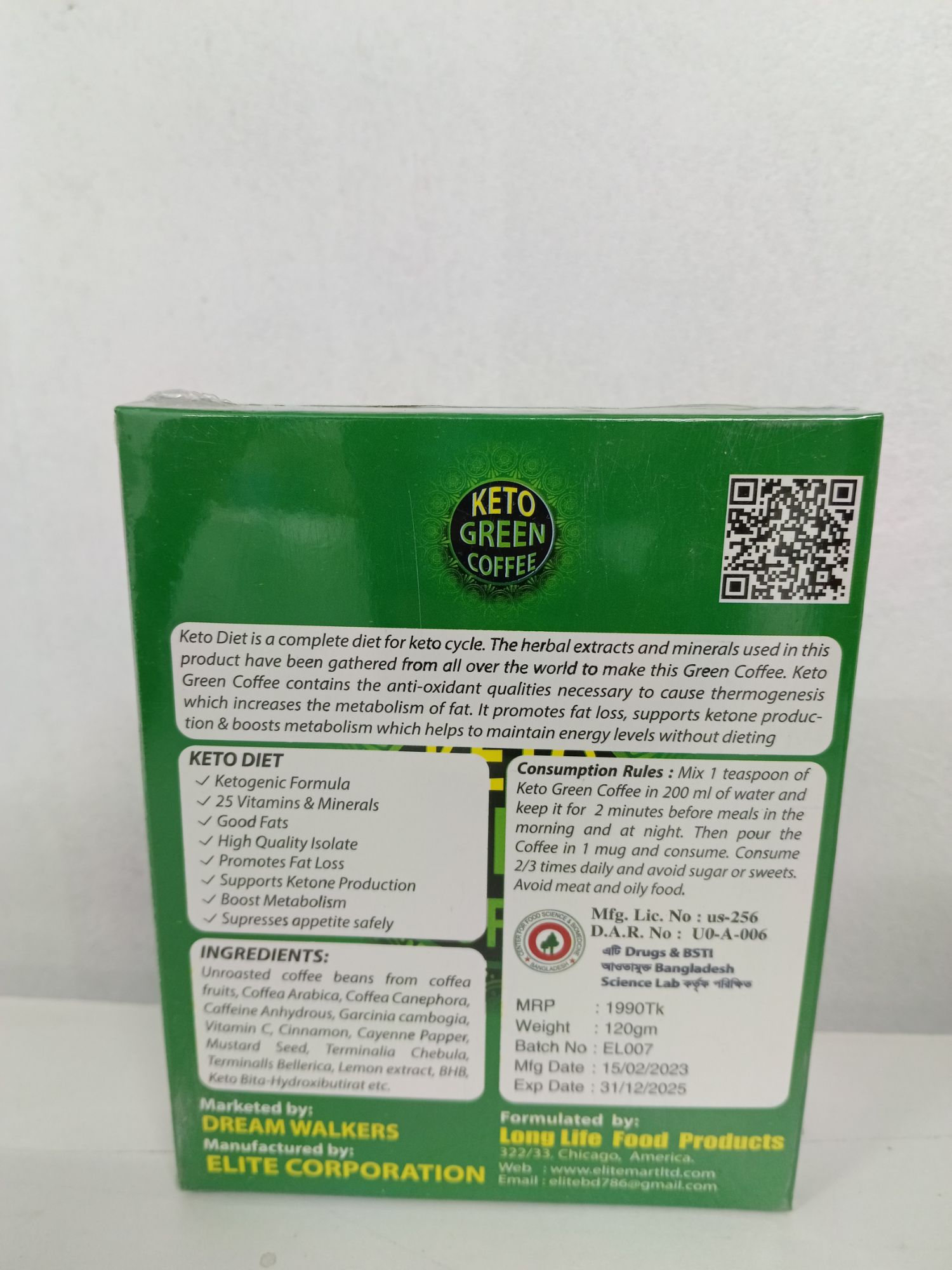 Picture of Healthy Weight gain Keto Green Coffee of Healthy Weight