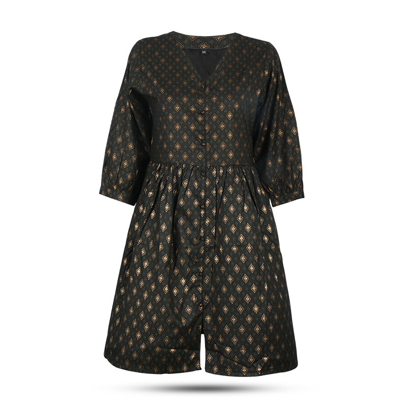 Picture of Bottle Green Kurti with afsan work