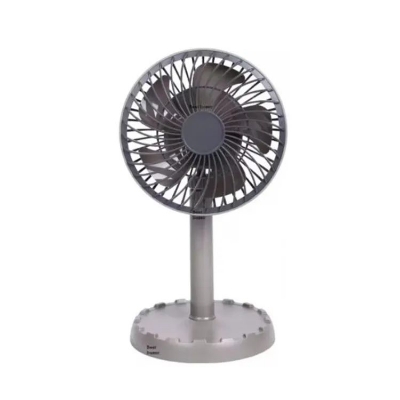 Picture of Joy Super JY-2218 Professional Rechargeable Portable Mini Table Fan Strong Wind Left to Right Oscillating Angle 45 Degrees - AC/DC