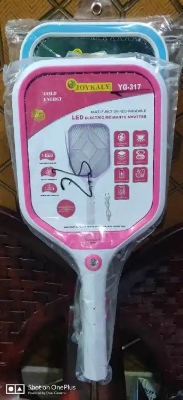 Picture of Joykaly YG-317 Multi-Function Rechargeable LED Mosquito Swatter Bat (Pink)