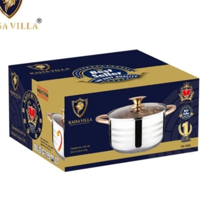 Picture of KAISA VILLA KV-1024 Kitchen Cookware Pot (Gold)