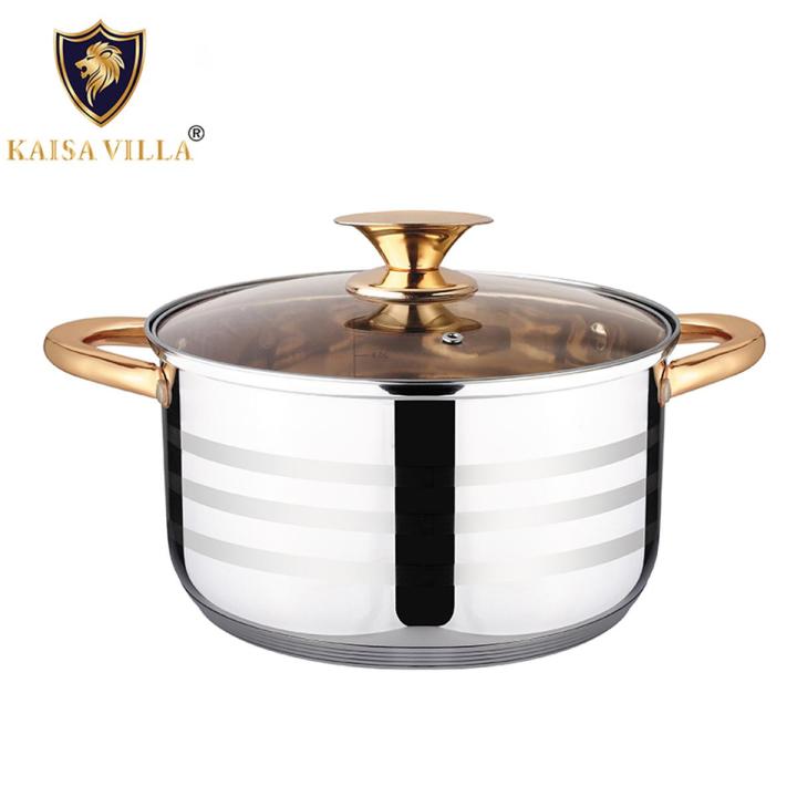 Picture of KAISA VILLA KV-1024 Kitchen Cookware Pot (Gold)