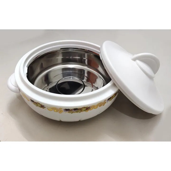 Picture of KIAM Galaxy Stainless Steel Food Hot pot - 4500 ML (White)