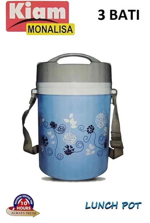 Picture of Kiam Monalisa Hot Tiffin Carrier 3 BATI Lunch Pot