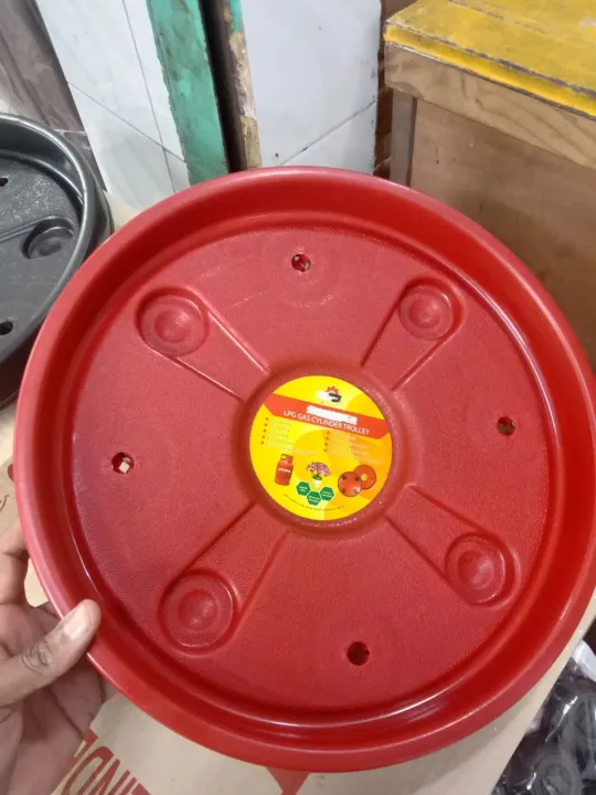 Picture of LPG Cylinder Trolley also for water jar,Flower Tab caring and easy moving